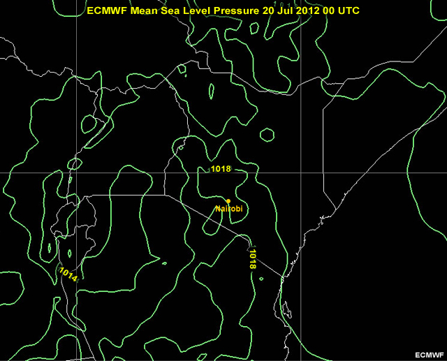 Animation of ECMWF MSLP from 00 to 12 UTC 20 July 2012 over Kenya 