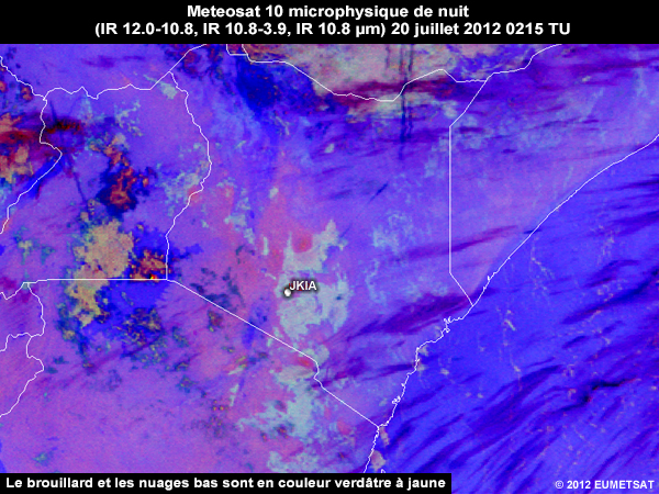 Animation of MSG-9 Night Microphysics RGBs over Kenya from 00 UTC to 04 UTC 20 July 2012