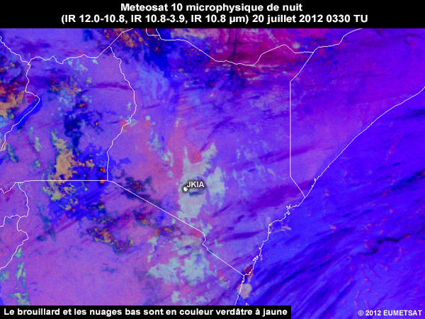 Animation of MSG-9 Night Microphysics RGBs over Kenya from 00 UTC to 04 UTC 20 July 2012