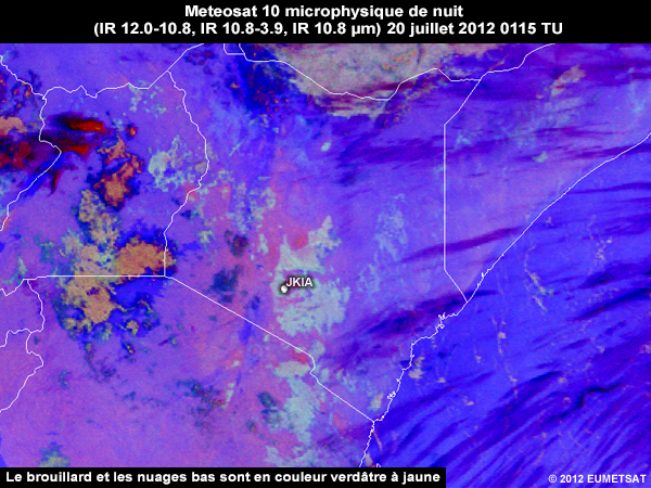 Animation of MSG-9 Night Microphysics RGBs over Kenya from 00 UTC to 04 UTC 20 July 2012