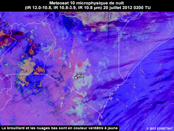 Animation of MSG-9 Night Microphysics RGBs over Kenya from 00 UTC to 04 UTC 20 July 2012