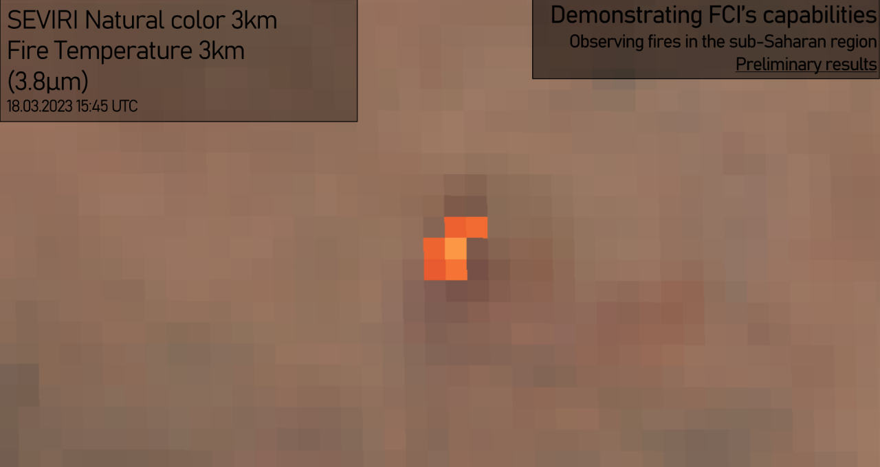 MSG SEVIRI Fire Temperature RGB